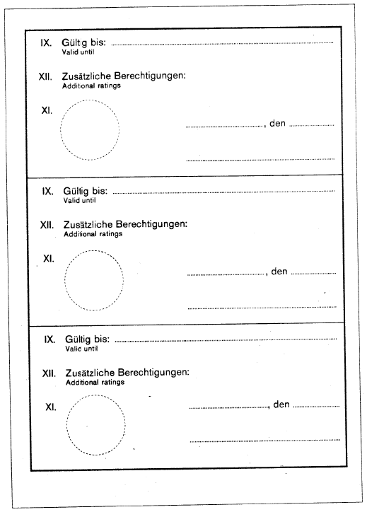 Muster Ausweis für Prüfer von Luftfahrtgerät, Seite 4 (BGBl. I 1984 S. 336)