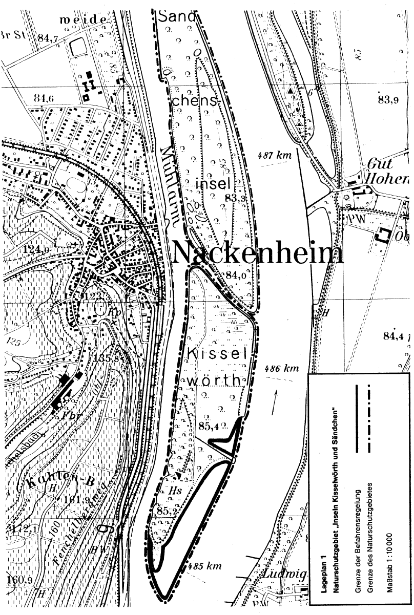 Karte Lageplan 1 (BGBl. 1987 I S. 2540)