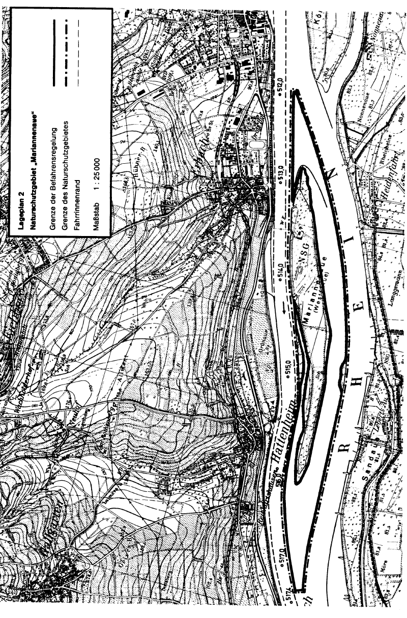 Karte Lageplan 2 (BGBl. 1987 I S. 2541)