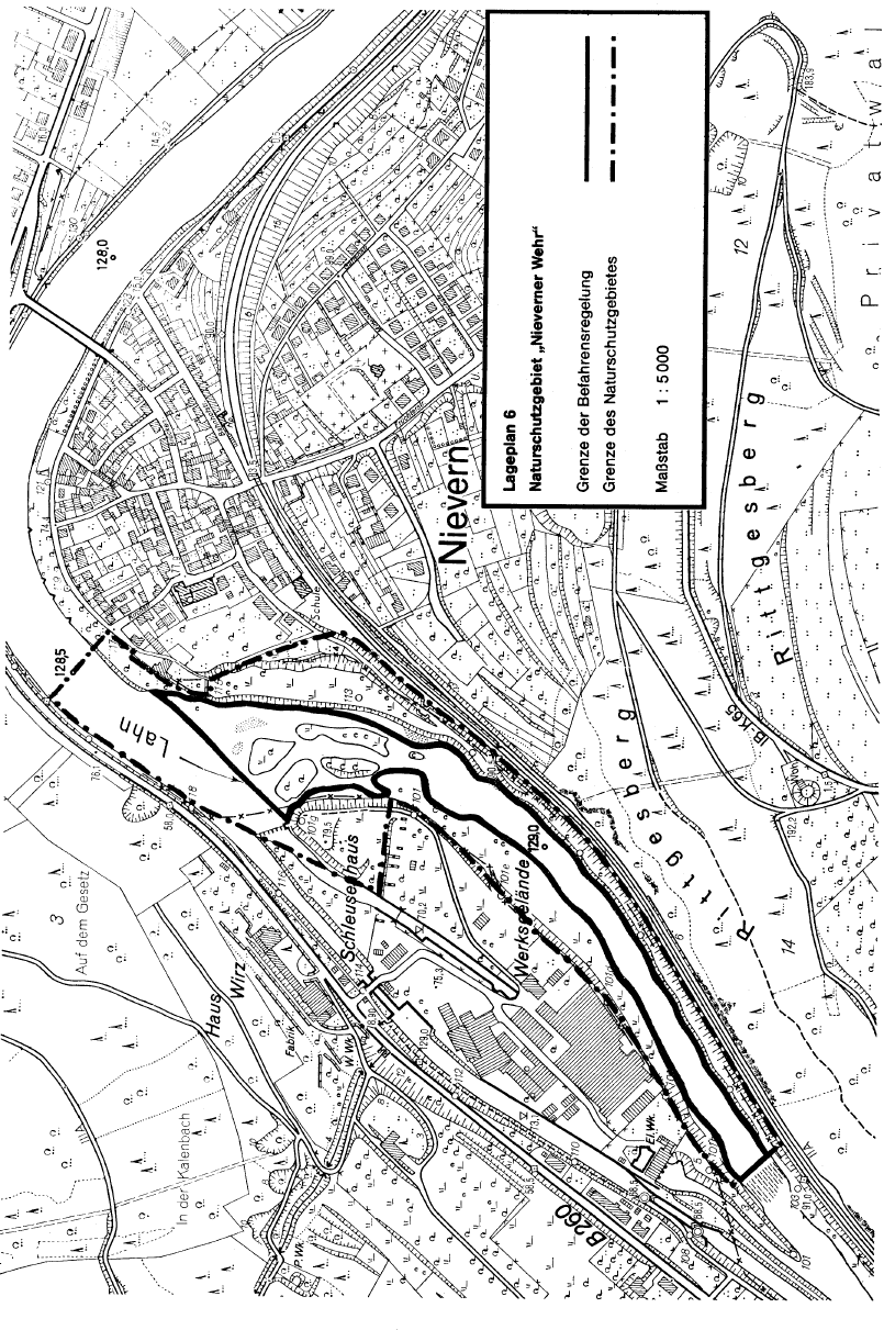 Karte Lageplan 6 (BGBl. 1987 I S. 2545)