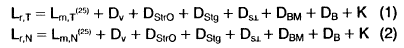 Formeln (1) und (2) (BGBl. 1990 I S. 1037)