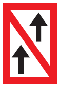 Zeichen Überholverbot für alle Fahrzeuge (BGBl. I 1998 S. 3231)