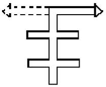 Signal 'Richtungsänderungen nach dem Start und vor der Landung bei getrennter Platzrunde für motorgetriebene Luftfahrzeuge und Segelflugzeuge' (BGBl. I 1999 S. 601)