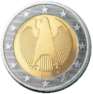2 Euro (Deutsche Rückseite) (BGBl. I 2001 S. 3134)