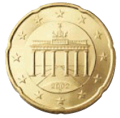 20 Cent (Deutsche Rückseite) (BGBl. I 2001 S. 3135)