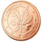 2 Cent (Deutsche Rückseite) (BGBl. I 2001 S. 3136)