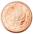 1 Cent (Deutsche Rückseite) (BGBl. I 2001 S. 3136)