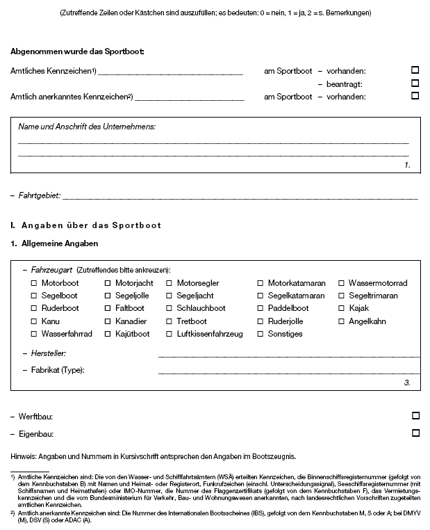 Abnahmeprotokoll Seite 1 (BGBl. I 2002 S. 4583)