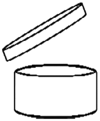Symbol für die Angabe der Verwendungsdauer nach dem Öffnen (BGBl. 2004 I S. 2585)