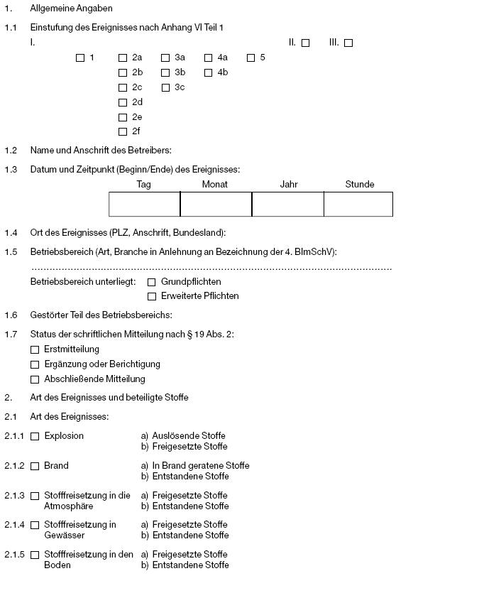 Vordruck Mitteilung Seite 1 (BGBl. 2005 I S. 1618)