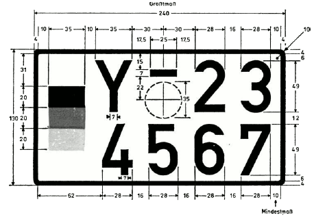 Kennzeichen der Bundeswehr Leichtkrafträder und Kleinkrafträder (BGBl. I 2006 S. 1043)
