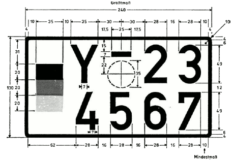 Kennzeichen der Bundeswehr Leichtkrafträder und Kleinkrafträder (BGBl. I 2011 S. 195)