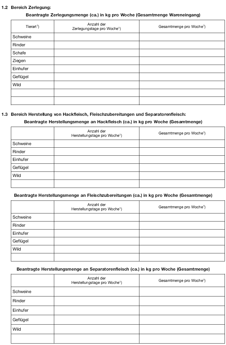 Muster 2 Beiblatt Fleisch zum Betriebsspiegel, Seite 2 (BGBl. I 2007 S. 1846)