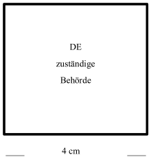 Abbildung Stempel für genusstaugliches Fleisch von erlegtem Großwild, das der Fleischuntersuchung unterzogen wurde (BGBl. I 2007 S. 1868)