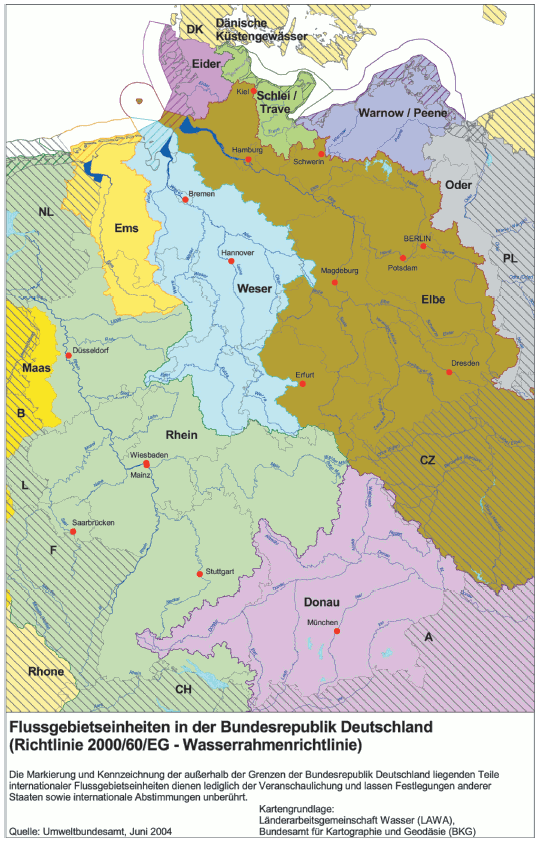 Flussgebietseinheiten in der Bundesrepublik Deutschland (BGBl. I 2009 S. 2615)