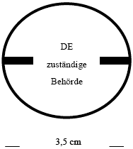Abbildung Stempel für genusstaugliches Fleisch von Schalenwild (BGBl. I 2010 S. 1539)