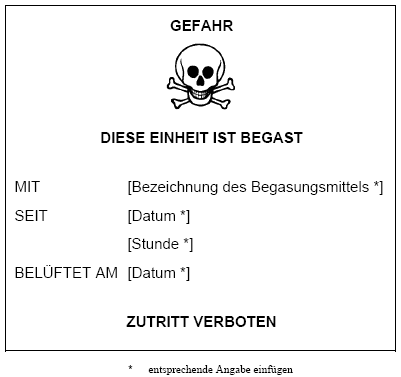 Abb. Warnzeichen 'ZUTRITT VERBOTEN' (BGBl. I 2010 S. 1668)