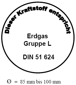 Kennzeichnung Erdgas Gruppe L (BGBl. I 2010 S. 1859)