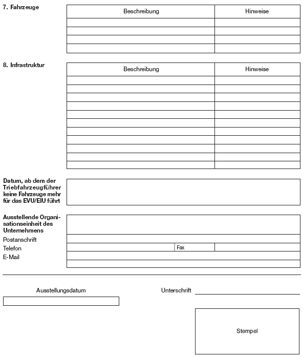 Gemeinschaftsmodell für den Nachweis einer Zusatzbescheinigung, Seite 2 (BGBl. I 2011 S. 739)