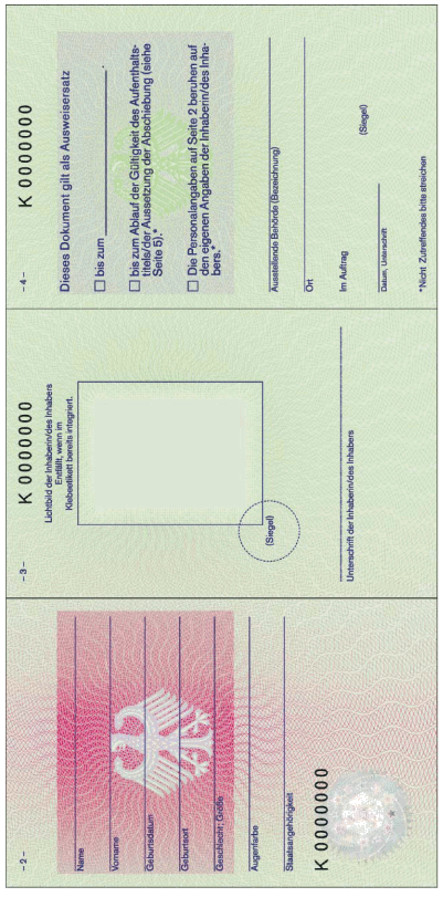 Muster Ausweisersatz Rückseite (BGBl. I 2011 S. 1537)