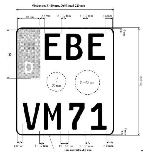 Kraftradkennzeichen (BGBl. I 2011 S. 550)