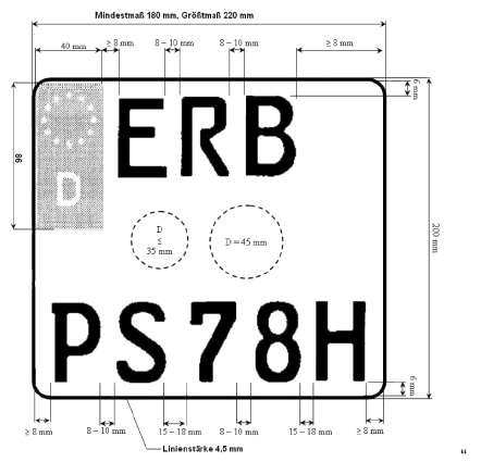 Kraftradkennzeichen (BGBl. I 2011 S. 550)