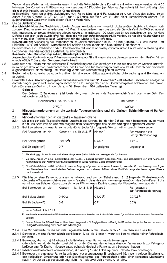 Muster Bescheinigung über die ärztliche Untersuchung, Seite 3 (BGBl. I 2012 S. 1400)