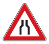 Zeichen 120 Verengte Fahrbahn (BGBl. I 2013 S. 391)