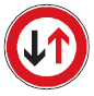 Zeichen 208 Vorrang des Gegenverkehrs (BGBl. I 2013 S. 395)
