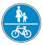 Zeichen 240 Gemeinsamer Geh- und Radweg (BGBl. I 2013 S. 398)