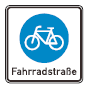 Zeichen 244.1 Beginn einer Fahrradstraße (BGBl. I 2013 S. 399)