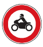 Zeichen 255 Verbot für Krafträder (BGBl. I 2013 S. 401)