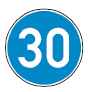 Zeichen 275 Vorgeschriebene Mindestgeschwindigkeit (BGBl. I 2013 S. 405)