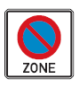 Zeichen 290.1 Beginn eines Eingeschränkten Haltverbots für eine Zone (BGBl. I 2013 S. 408)