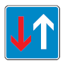 Zeichen 308 Vorrang vor dem Gegenverkehr (BGBl. I 2013 S. 411)