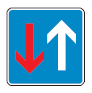 Zeichen 308 Vorrang vor dem Gegenverkehr (BGBl. I 2013 S. 411)