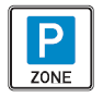 Zeichen 314.1 Beginn einer Parkraumbewirtschaftungszone (BGBl. I 2013 S. 413)
