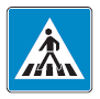 Zeichen 350 Fußgängerüberweg (BGBl. I 2013 S. 416)