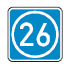 Zeichen 406 Knotenpunkte der Autobahnen (BGBl. I 2013 S. 419)