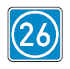 Zeichen 406 Knotenpunkte der Autobahnen (BGBl. I 2013 S. 419)