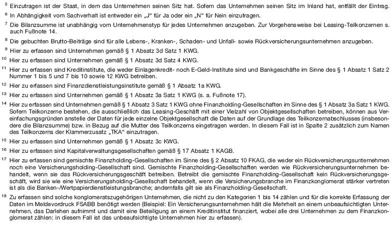 Meldevordruck - Unternehmen (FSU) - (BGBl. I 2013 S. 3697)