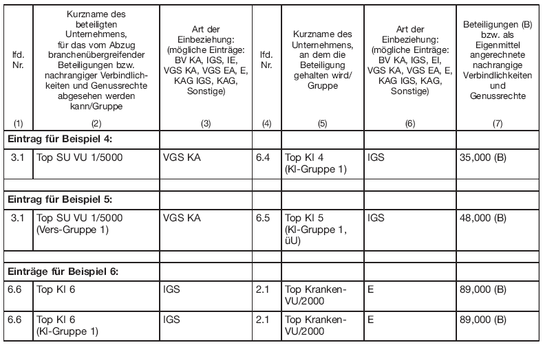 Meldevordruck - Abzug branchenübergreifender Beteiligungen (FSABB) - (BGBl. I 2013 S. 3702)