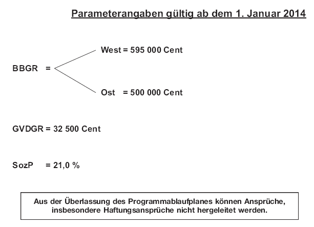 Programmablaufplan zur maschinellen Berechnung von Kurzarbeitergeld 2014, Seite 5 (BGBl. 2013 I S. 4087)