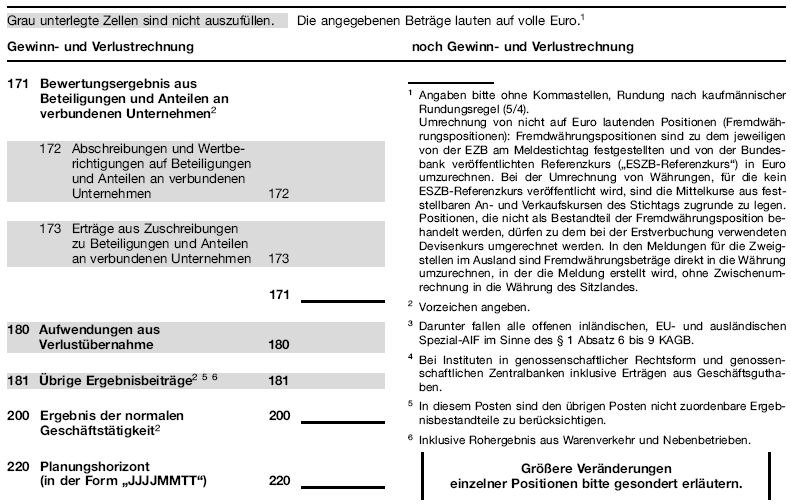 Anlage GVKIP - Planangaben für die Gewinn- und Verlustrechnung - Seite 2 (BGBl. 2013 I S. 4216)