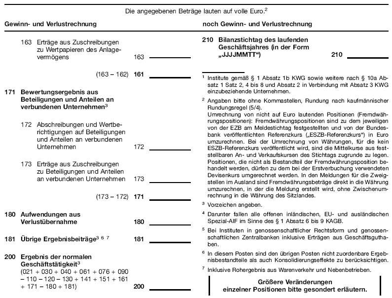 Anlage QGV - Gewinn- und Verlustrechnung - Seite 2 (BGBl. 2013 I S. 4224)