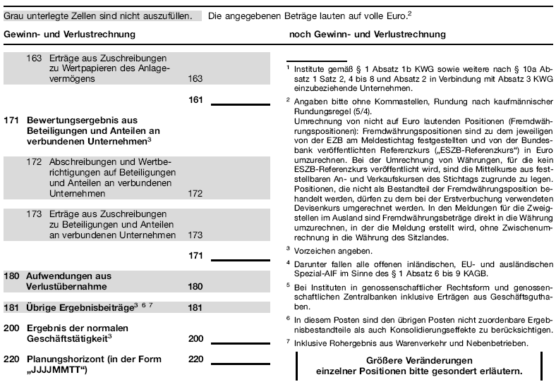 Anlage QGVP - Planangaben für die Gewinn- und Verlustrechnung - Seite 2 (BGBl. 2013 I S. 4226)