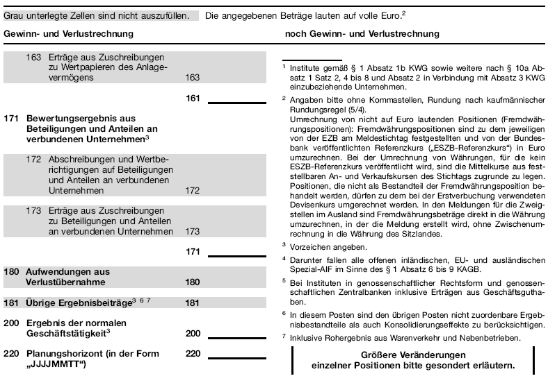 Anlage QGVP - Planangaben für die Gewinn- und Verlustrechnung - Seite 2 (BGBl. 2013 I S. 4226)