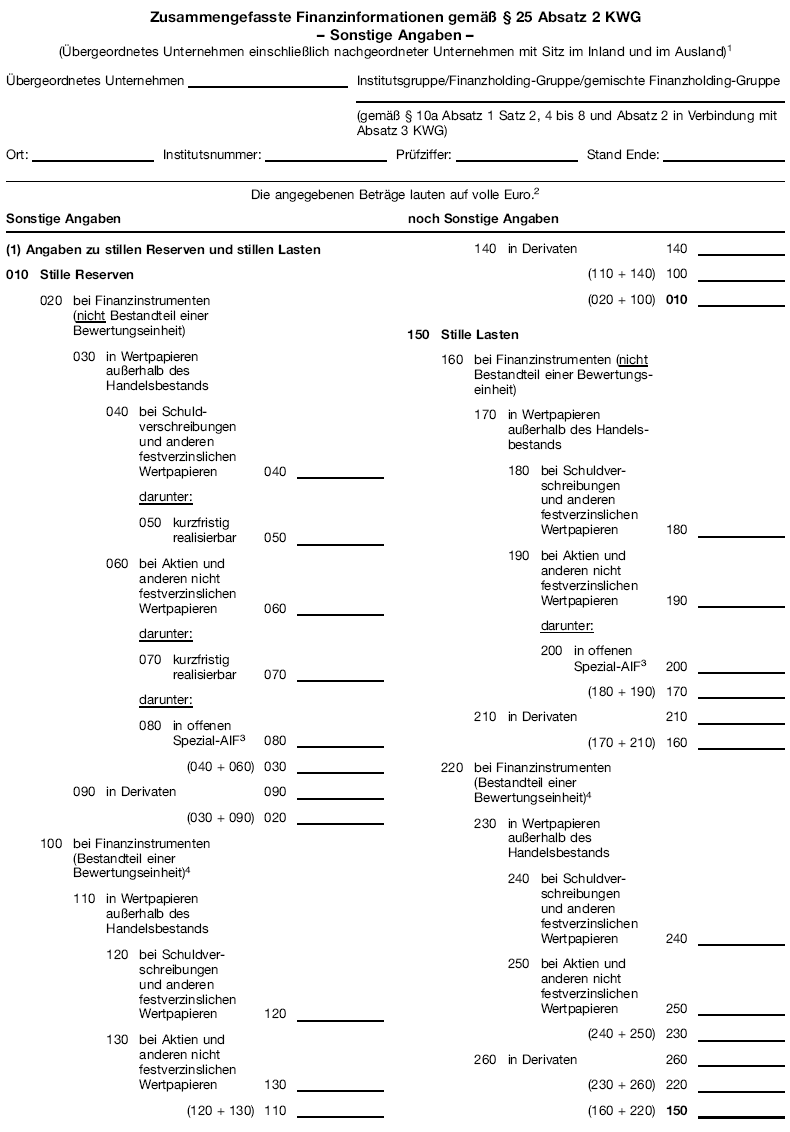 Anlage QSA 1 - Sonstige Angaben - Seite 1 (BGBl. 2013 I S. 4235)