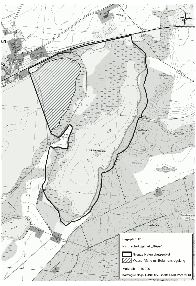 Karte Lageplan 17 (BGBl. 2015 I S. 1815)