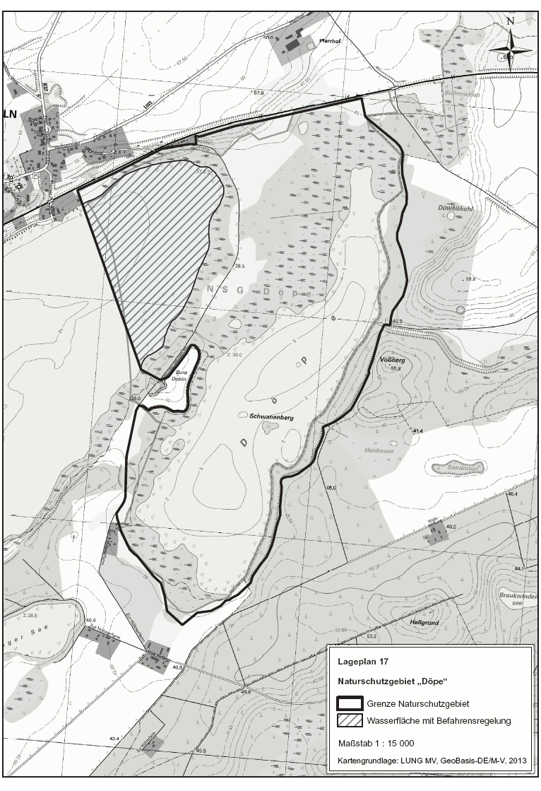 Karte Lageplan 17 (BGBl. 2015 I S. 1815)